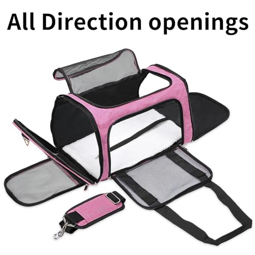 Soft Sided Cat (PINK / 17"L x 11"W x 11"H)