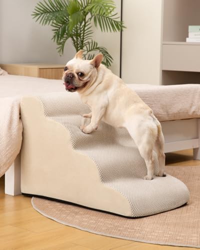 Dog Steps for Bed or Couch (Beige)