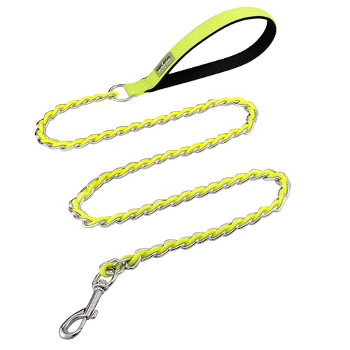 Chain Dog Leash (Yellow / 4FT(80-150lb))