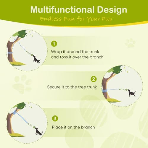 Outdoor Dog Bungee Tug Toy (Large)