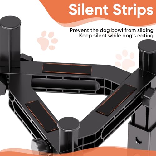 Dog Bowl Stand Elevated Food Water Bowl Holder for Large Medium Small Sized Dog (Bowl Stand-B)