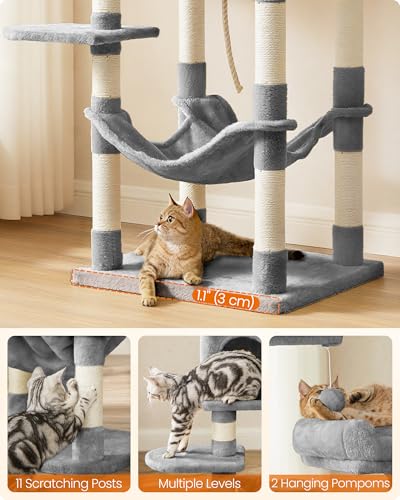 Cat Tree 55.8 (Light Gray)