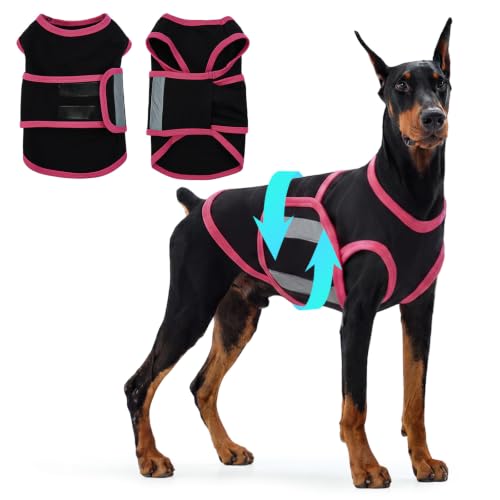 Dog Calming Shirt Soft Anti (Black / Large)