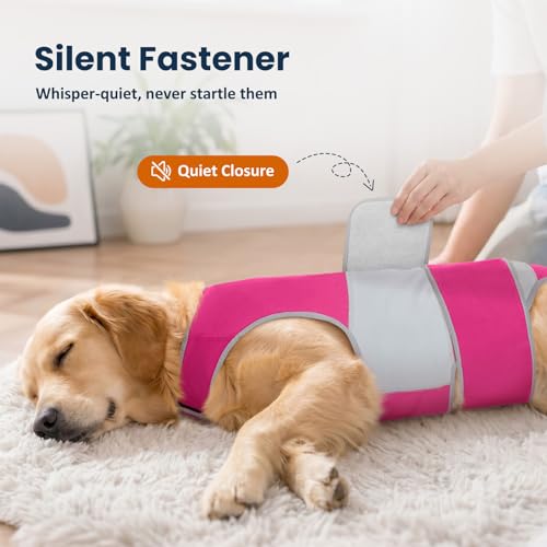 Dog Anxiety Relief Calming Vest (Pink / S)