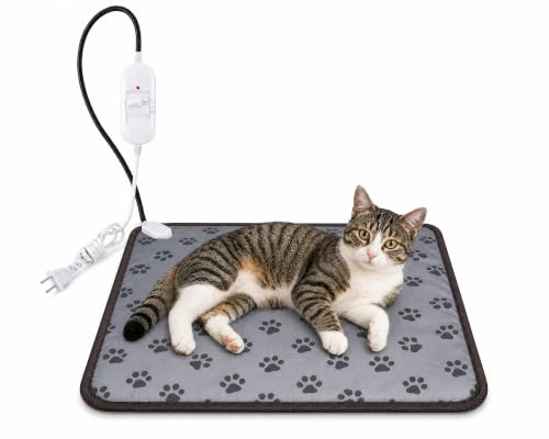 Cat Heating Pad 18'' × 18'' Self (Dark grey / Medium)