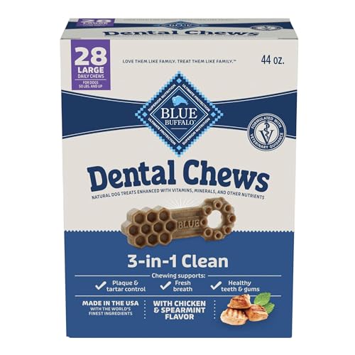Chicken & Spearmint Large Dental Chews (44 Ounce (Pack of 1))