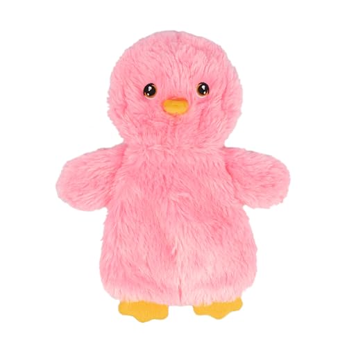 Interactive Squeaky Dog Toy (Crinkle Chicken (Pink) / Large)