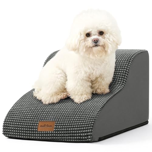 Dog Stair for Small Dog 11.8" H (Charcoal Grey / Standard:15.7"x19.7"x11.8")