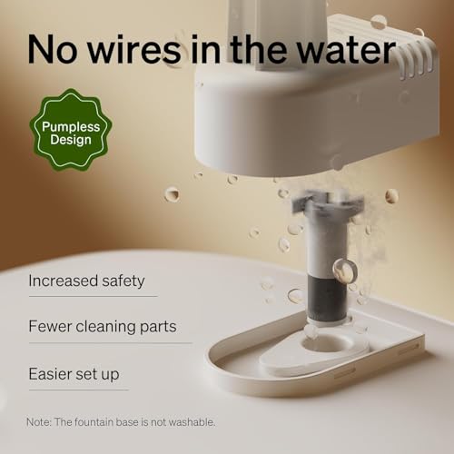 Cats Water Fountain for Multi Cats (White / RFID Fountain)