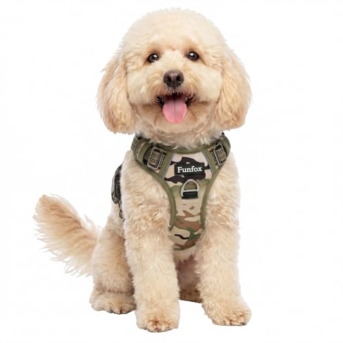 Dog Harness No Pull (Camo Green / Small)