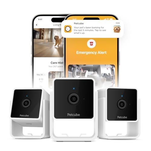Cam (3-Pack) – Wi-Fi Pet & Security Camera with App