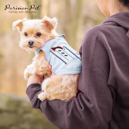 Dog Shirt 100% Cotton Bow Tie Shirts for Large Dogs (XL)