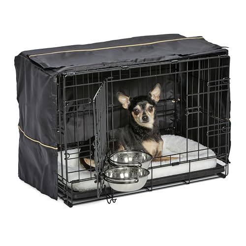XS Double Door iCrate Starter Kit (Black / 22.0"L x 13.0"W x 16.0"H)