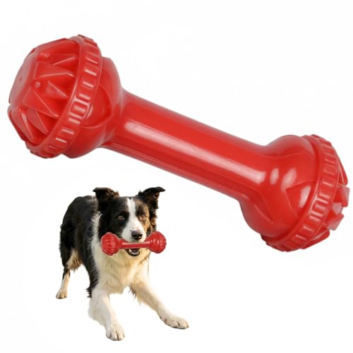 Dog Toys for Aggressive Chewers (Mr. Bone - Red)