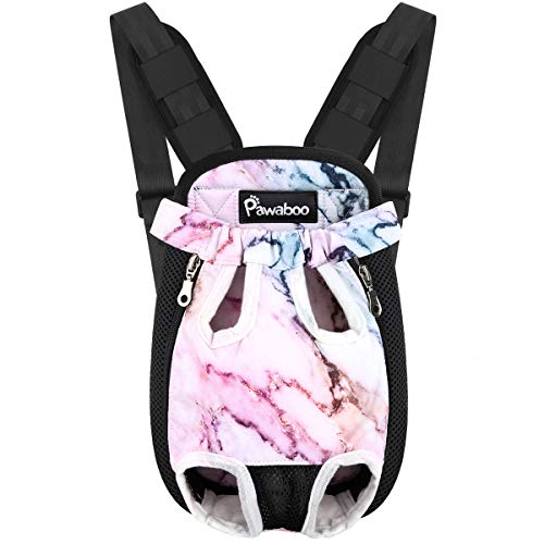 Pet Front Carrier Backpack for Small Medium Dogs (Purple Marble / Extra Large (Pack of 1))