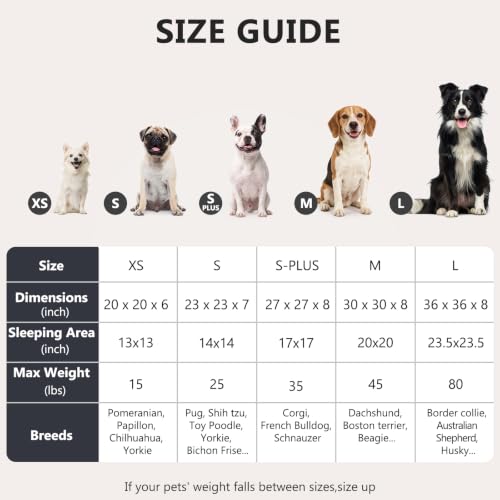 Orthopedic Dog Bed Comfortable Donut Cuddler Round Pet Beds Ultra Soft Washable Dog and Cat Cushion Bed (M(30’’x 30’’) / Dark Gray)