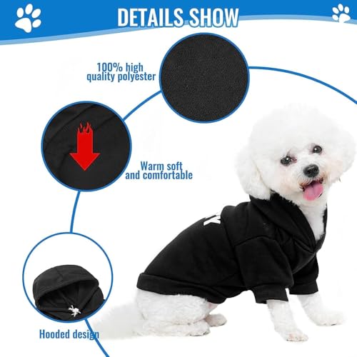 Security Dog Hoodie (#1 Black(Security) / Small/Medium (All Breed Sizes))