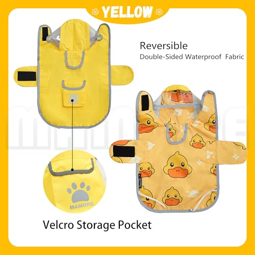 Reversible Dog Raincoat (Yellow / X-Small)