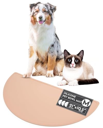 Silicone Dog Food Mat (Blush / Medium)
