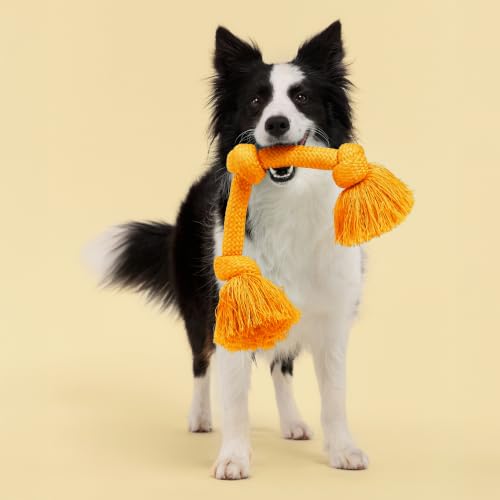 Tug Rope Dog Toys for Large Dogs (Jumbo / Cheddar Cheese)