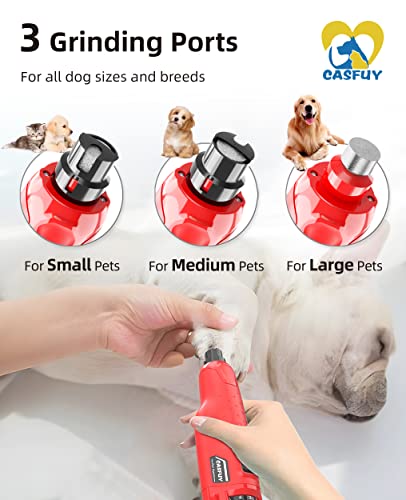 Dog Nail Grinder Quiet (Red)