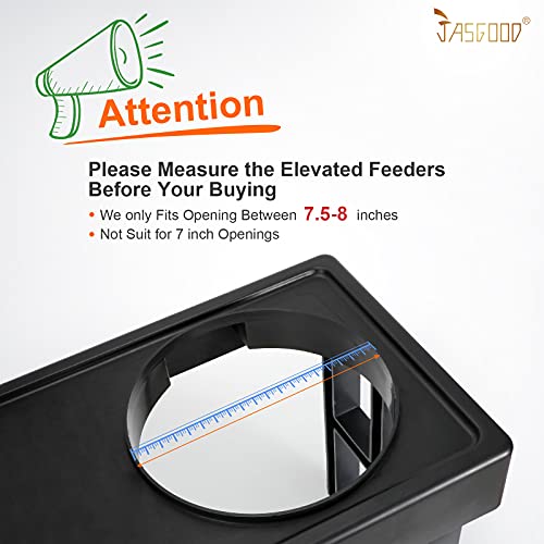 Dog Slow Feeder (2 Cups-Fit Opening 7.5"-8"Feeder / A-Light Grey)