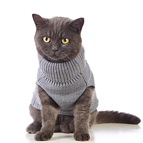 Cat Sweater Stretchy (Grey / Large)