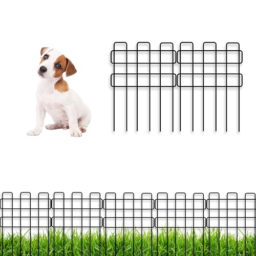 Decorative Garden Fence Border (Black x 20)