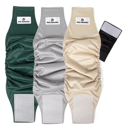 Washable Belly Bands for Male Dogs (X-Small (11-13") / Spruce)