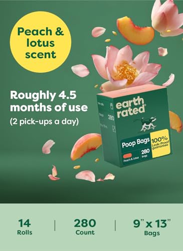 Dog Poop Bags on Refill Rolls (280 Bags)