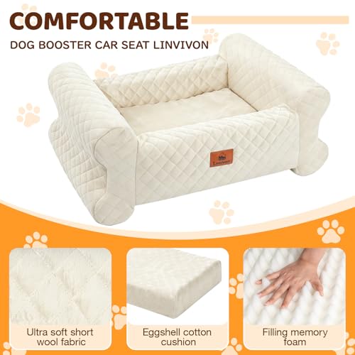 Dog Car Seat for Medium (White)