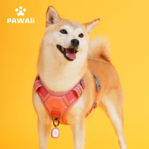 No Pull Dog Harness with Pet ID Tag (L (Chest: 27"-32" ) / Mimi Pink)