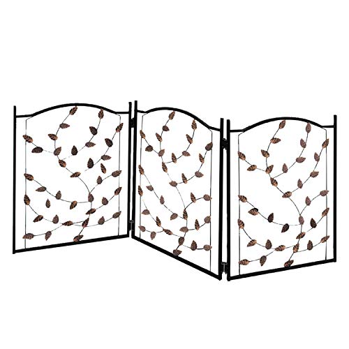 Products TT Leaf Design Metal Pet Gate