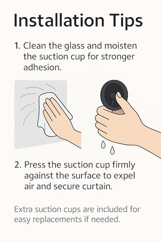 Anywhere Portable Blackout Curtain (Black / 52"W x 72"L (Pack of 1))