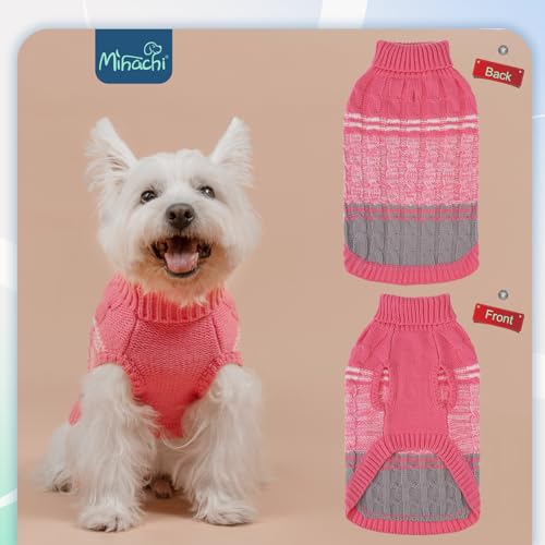 Dog & Cat Sweaters for Small & Large Pets (Small / #1 Pink)