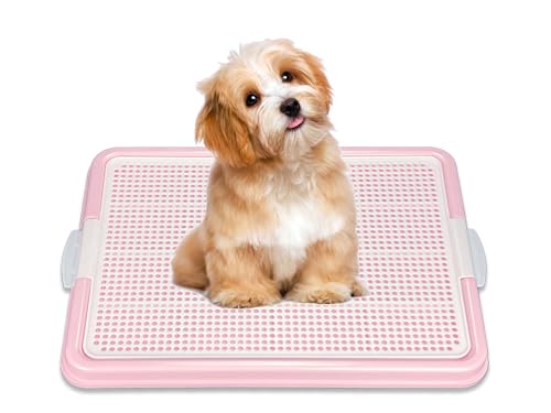 Dog Pee Pad Holder Tray (Pink)