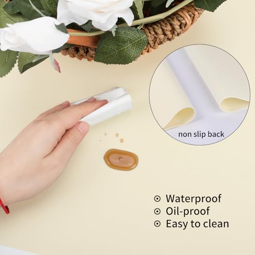 Extra Large Silicone Mats for Countertop (03-beige / 23.6"L x 15.7"W)