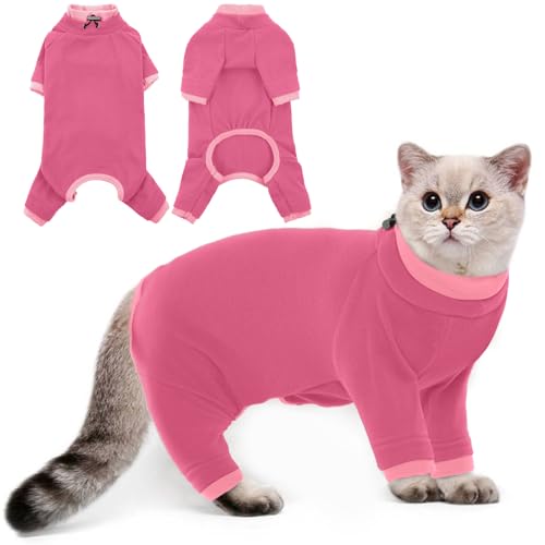 Cat Anti Licking Sweater (X-Small / Pink)