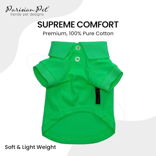 Dog Polo Shirt (L / Green Polo)