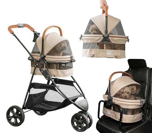 3-in-1 Travel System View 360 Stroller, Sand Dune (Sand Dune- 3 Wheel)