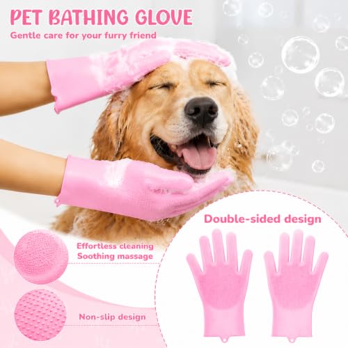 7Pcs Dog Grooming Kit (pink)