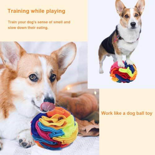 Snuffle Ball Snuffle Ball for Small Dogs (Rainbow Ball / Small)