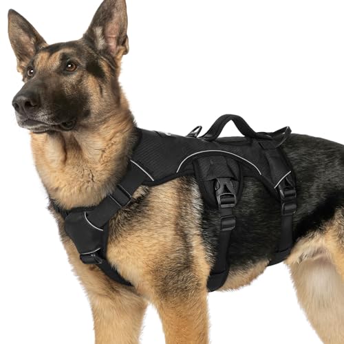 Escape Proof Dog Harness for X (Black / X-Large)