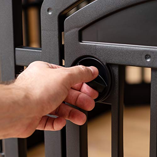 8 Panel Dog Playpen (8 Panel - 34" H / Black)