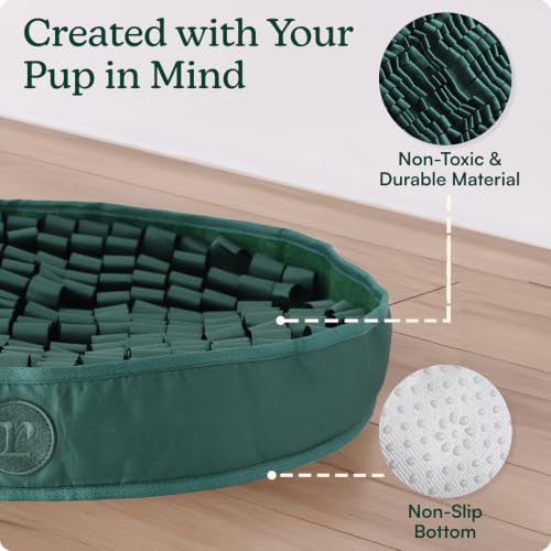 Snuffle Mat for Dogs (Hunter Green Snuffle Mat)