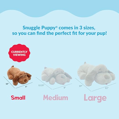 Snuggle Puppy Junior Heartbeat Toy (Biscuit)