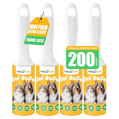 Mini Lint Roller 4 Pack for Pet Hair