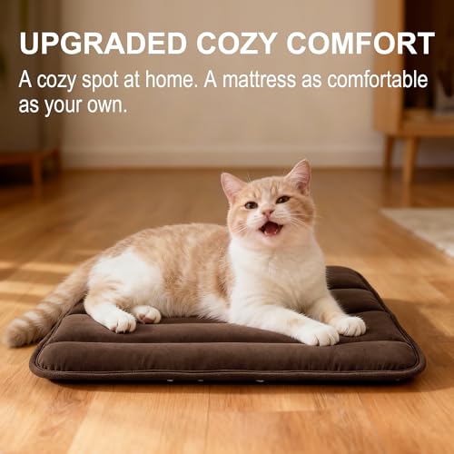 Dog Crate Pad (XS(18"*12"*1.5") / New-Dark Brown-1pc)