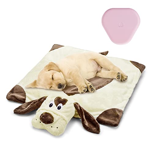 Puppy Heartbeat Toy (White)
