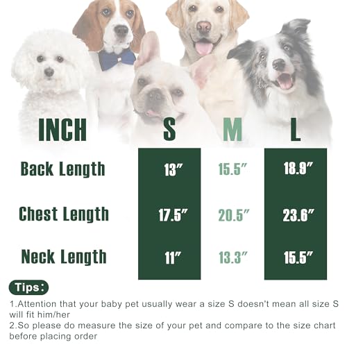 Dog Sweater Classic Turtleneck Knitted Striped Dog Sweaters (Green / Small)